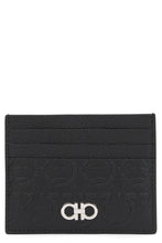 Load image into Gallery viewer, Card holder Gancini in leather
