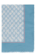 Load image into Gallery viewer, Jacquard shawl with frayed edges
