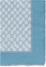 Load image into Gallery viewer, Jacquard shawl with frayed edges
