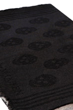 Load image into Gallery viewer, Skull print wool scarf
