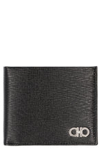 Load image into Gallery viewer, Gancini leather flap-over wallet
