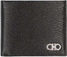 Load image into Gallery viewer, Gancini leather flap-over wallet
