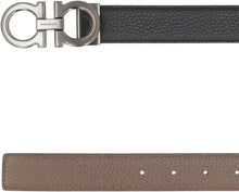 Load image into Gallery viewer, Reversible leather belt
