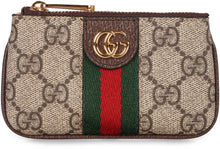 Load image into Gallery viewer, Ophidia GG supreme fabric key-holder pouch
