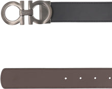 Load image into Gallery viewer, Reversible leather belt
