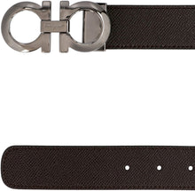 Load image into Gallery viewer, Gancini reversible leather belt
