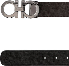 Load image into Gallery viewer, Gancini reversible leather belt
