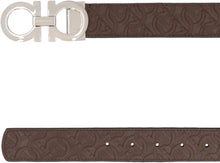 Load image into Gallery viewer, Gancini reversible leather belt
