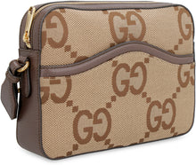 Load image into Gallery viewer, Jumbo GG fabric messenger bag
