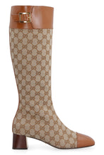 Load image into Gallery viewer, GG fabric knee boots
