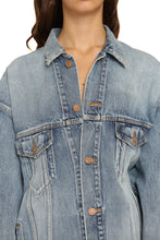 Load image into Gallery viewer, Printed denim jacket
