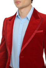 Load image into Gallery viewer, Single-breasted velvet jacket
