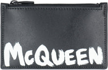 Load image into Gallery viewer, Logo detail leather card holder
