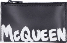 Load image into Gallery viewer, Logo detail leather card holder

