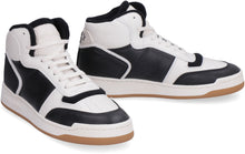 Load image into Gallery viewer, Leather high-top sneakers
