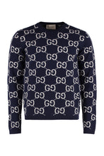 Load image into Gallery viewer, GG jacquard wool sweater
