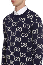 Load image into Gallery viewer, GG jacquard wool sweater
