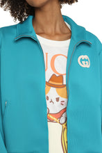 Load image into Gallery viewer, Neoprene full-zip sweatshirt
