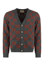 Load image into Gallery viewer, GG jacquard knit cardigan
