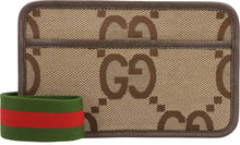 Load image into Gallery viewer, Jumbo GG Fabric shoulder mini bag
