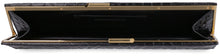 Load image into Gallery viewer, Midnight leather clutch
