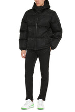 Load image into Gallery viewer, Hooded full-zip down jacket
