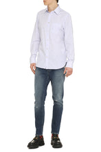 Load image into Gallery viewer, Striped stretch cotton shirt
