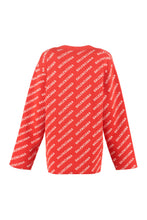 Load image into Gallery viewer, All-over logo oversize cardigan
