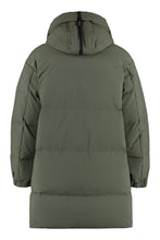 Load image into Gallery viewer, Techno fabric long down jacket

