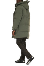 Load image into Gallery viewer, Techno fabric long down jacket
