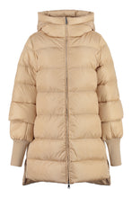 Load image into Gallery viewer, Hooded nylon down jacket
