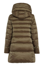 Load image into Gallery viewer, Long hooded down jacket
