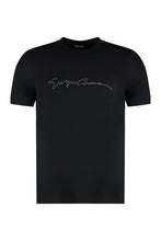 Load image into Gallery viewer, Viscose crew-neck T-shirt
