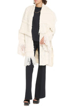 Load image into Gallery viewer, Oversize tricot wool cardigan
