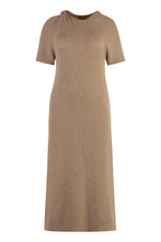 Load image into Gallery viewer, Ribbed knit midi dress
