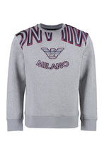 Load image into Gallery viewer, Embroidered logo crew-neck sweatshirt
