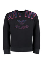 Load image into Gallery viewer, Embroidered logo crew-neck sweatshirt
