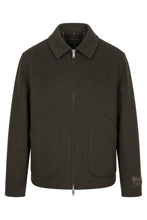 Load image into Gallery viewer, Jacket in mixed wool with front zip
