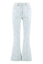 Load image into Gallery viewer, Flared stretch cotton jeans
