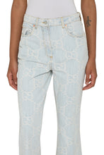 Load image into Gallery viewer, Flared stretch cotton jeans
