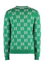 Load image into Gallery viewer, Logo detail cotton cardigan
