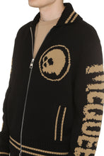 Load image into Gallery viewer, High collar zipped cardigan
