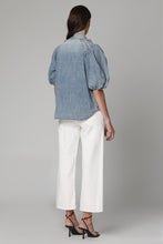 Load image into Gallery viewer, Lantern denim blouse
