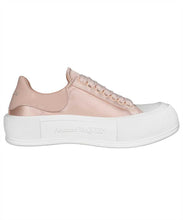 Load image into Gallery viewer, Deck Plimsoll satin sneakers
