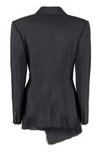 Load image into Gallery viewer, Stretching wool blazer with two buttons
