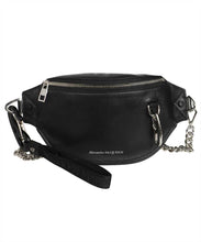 Load image into Gallery viewer, Biker leather belt bag
