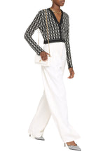 Load image into Gallery viewer, Jacquard motif cardigan
