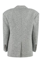 Load image into Gallery viewer, Wool single-breasted blazer
