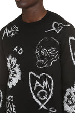 Load image into Gallery viewer, Tree Graffiti pattern wool sweater
