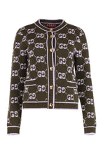 Load image into Gallery viewer, Cardigan in wool GG jacquard bouclé
